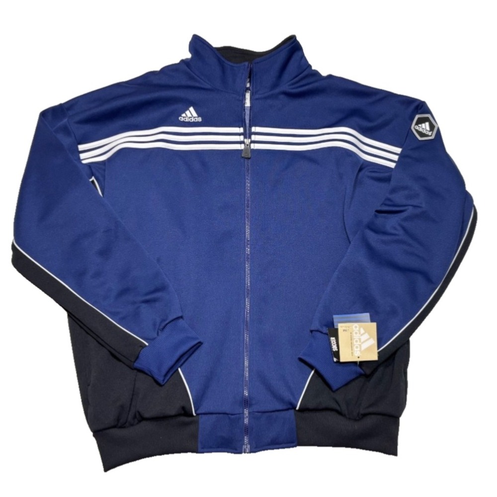 Adidas Men's Blue Full-Zip Track Jacket